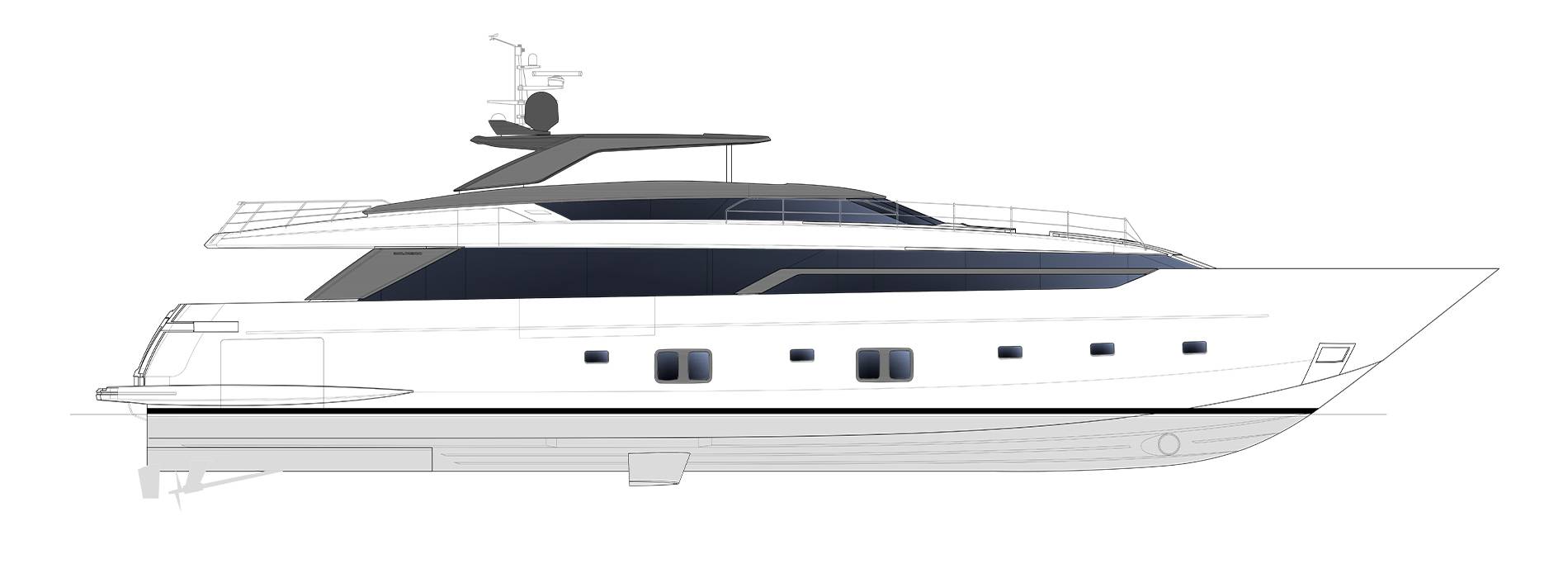Sanlorenzo Yachts SL120 Asymmetric 外观 