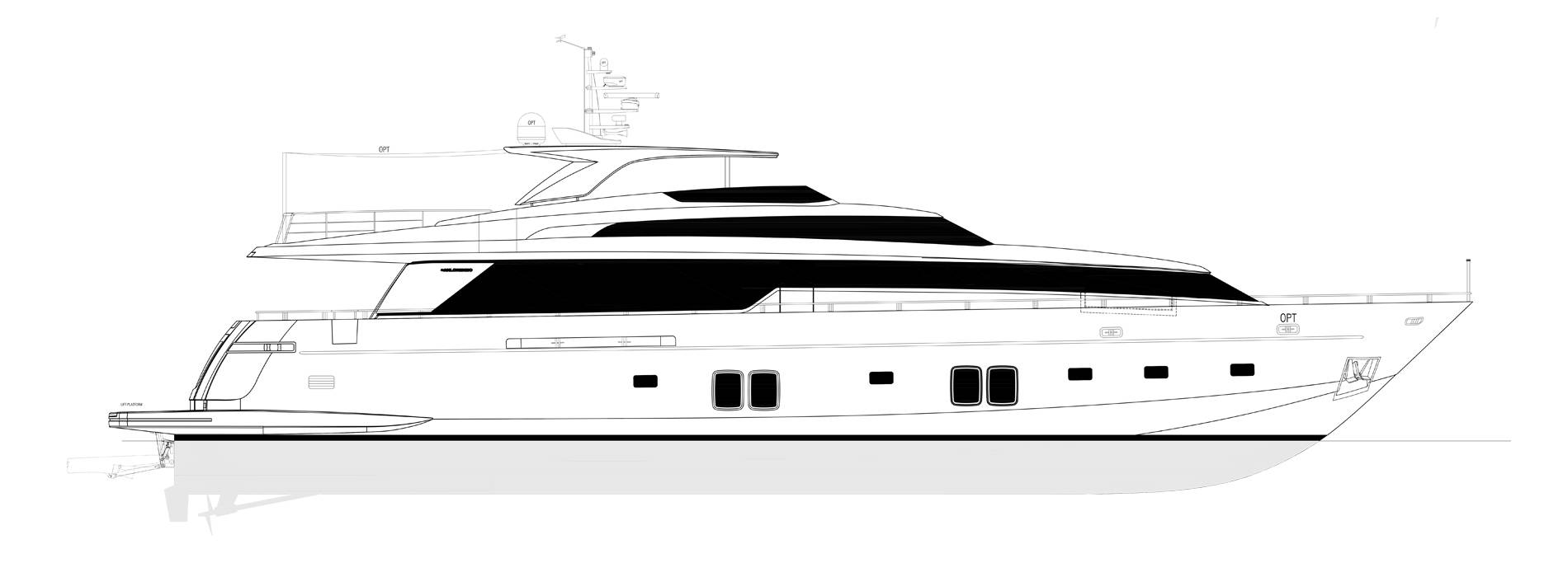 Sanlorenzo Yachts SL106-725 Профиль