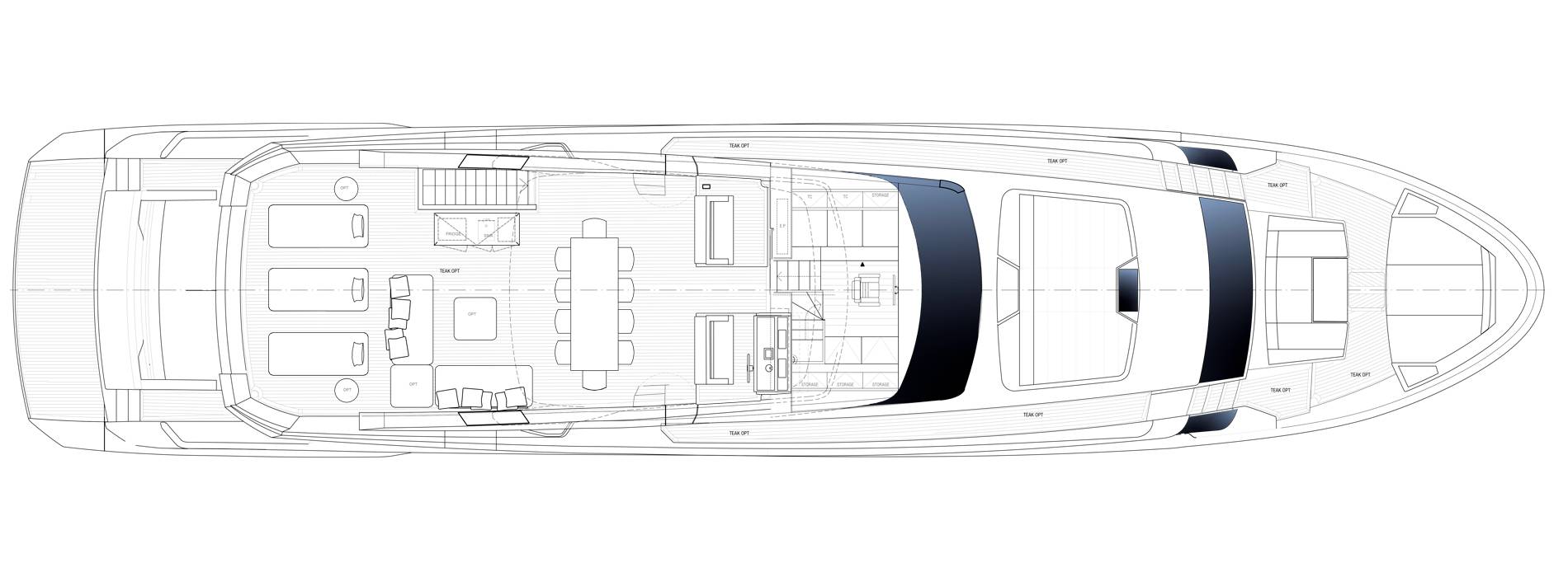 Sanlorenzo Yachts SL106 Asymmetric Флайбридж 