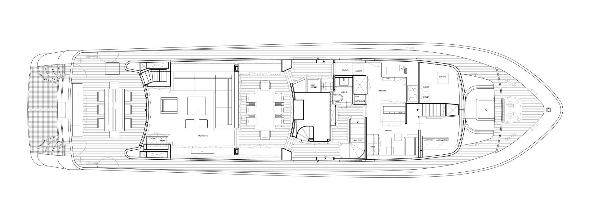 Sanlorenzo Yachts SL88-541 Main deck