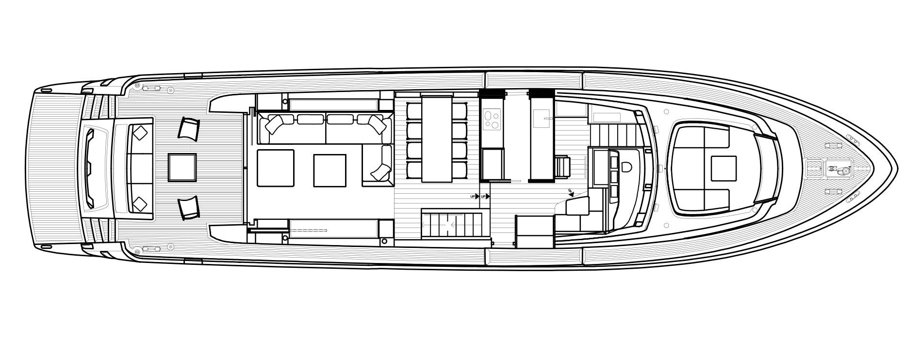 Sanlorenzo Yachts SL78 Main deck