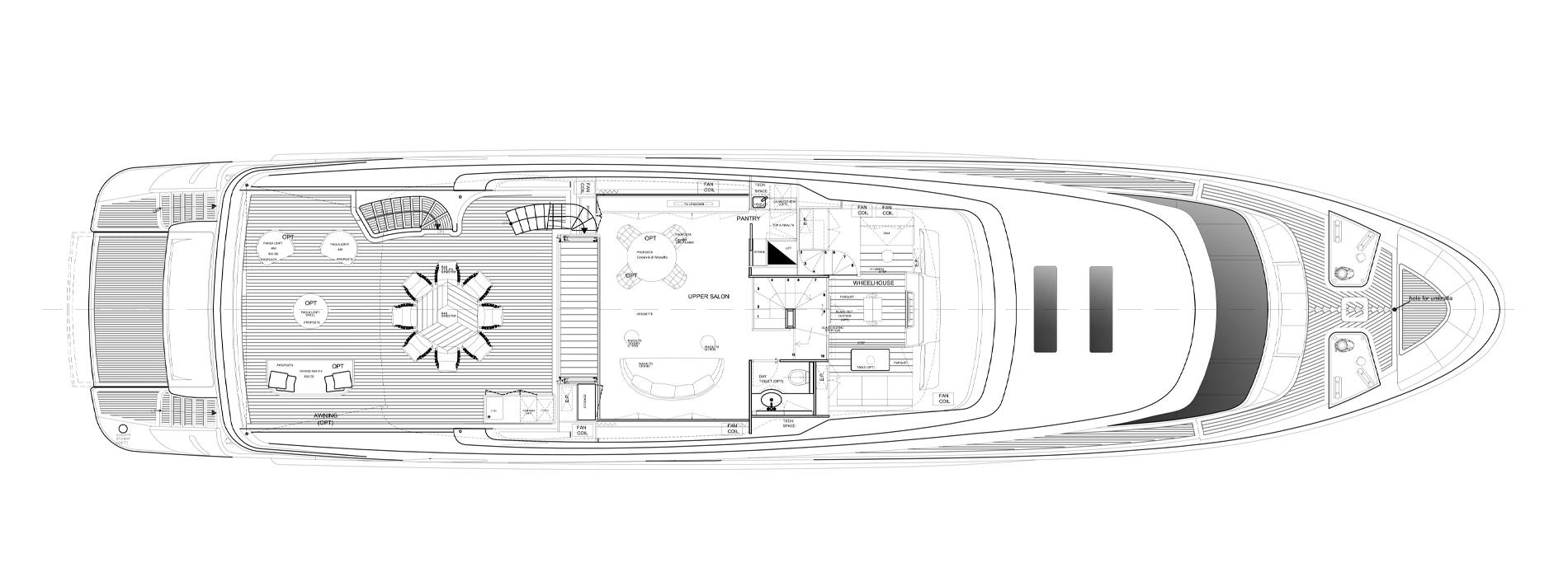Sanlorenzo Yachts SD112-65 Pont supérieur