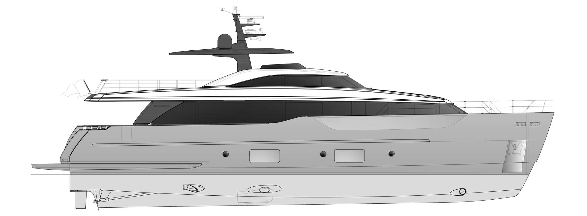 Sanlorenzo Yachts SD90 Профиль
