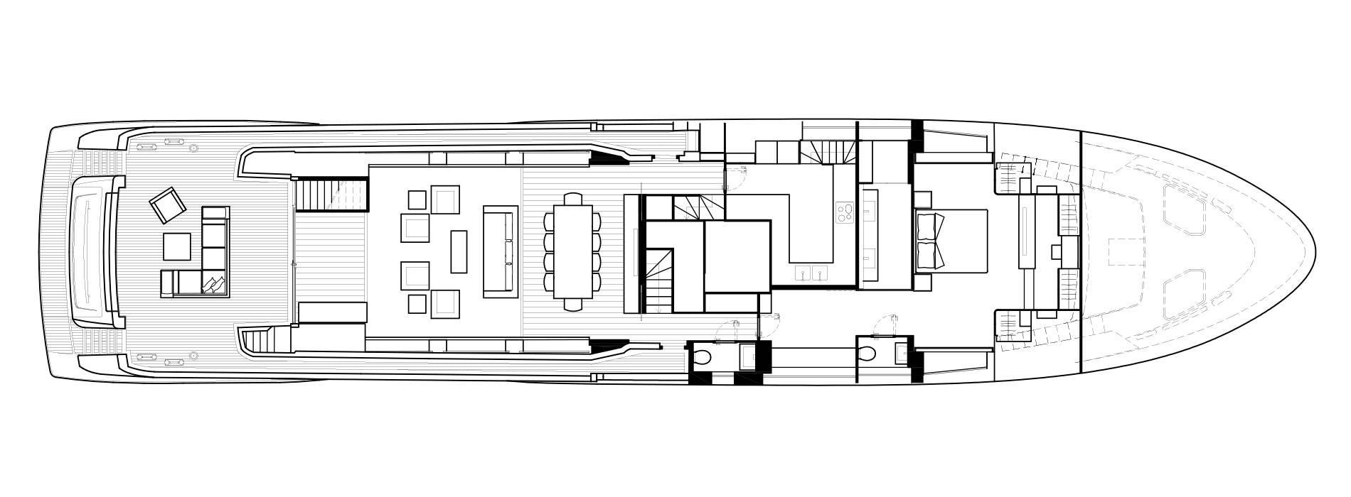 Sanlorenzo Yachts SL118 Main deck