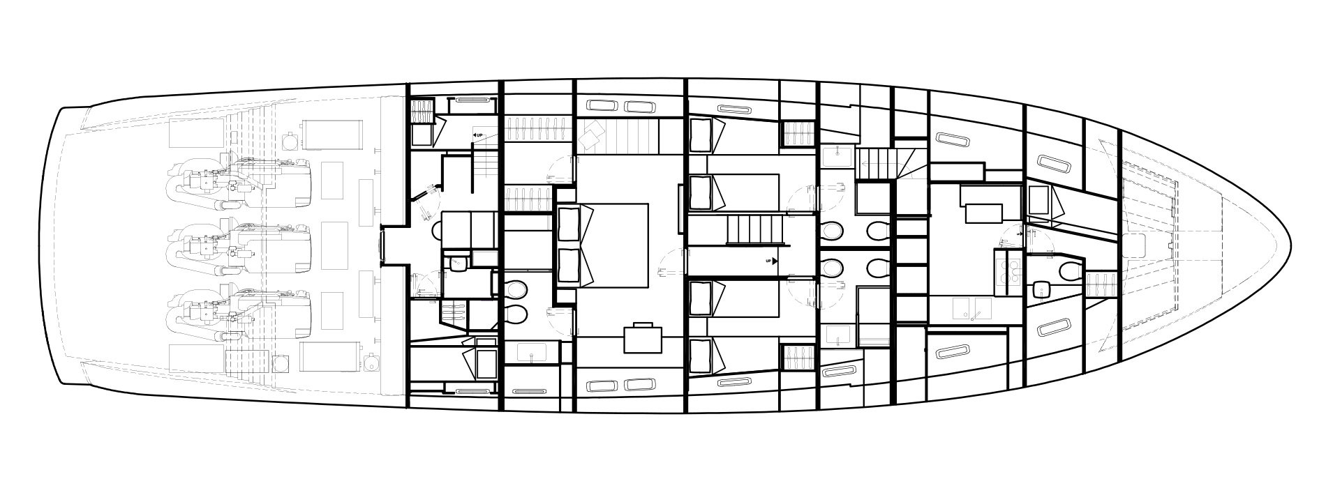 Sanlorenzo Yachts SX88 Lower Deck Versione C