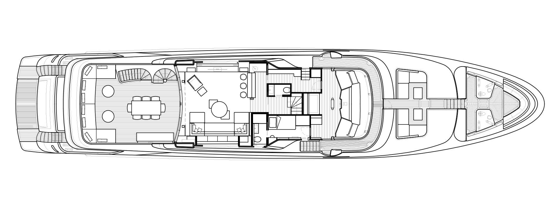 Sanlorenzo Yachts SD126 Upper Deck