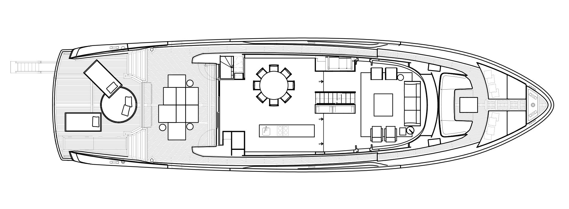 Sanlorenzo Yachts SX88 Main deck Versione Lissoni