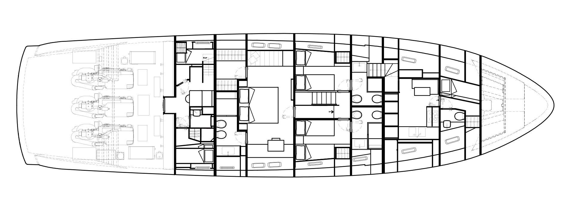 Sanlorenzo Yachts SX88 Lower Deck Version C