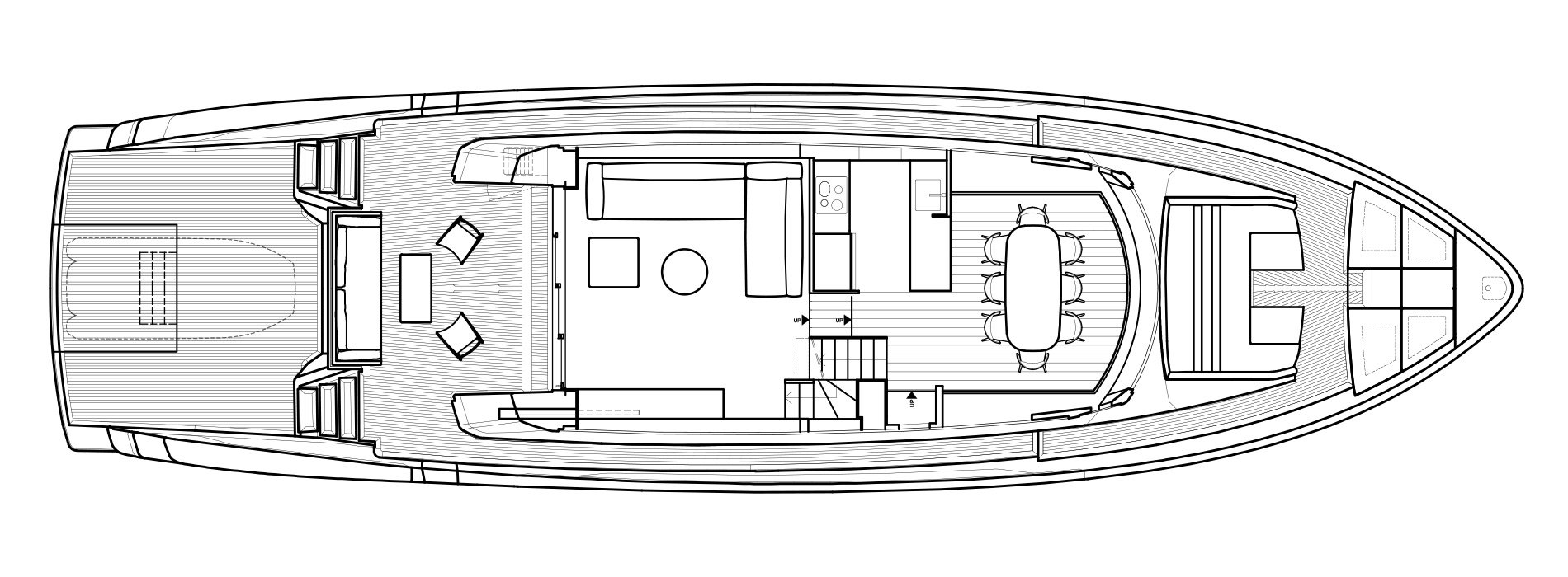 Sanlorenzo Yachts SX76 Main deck Versione B